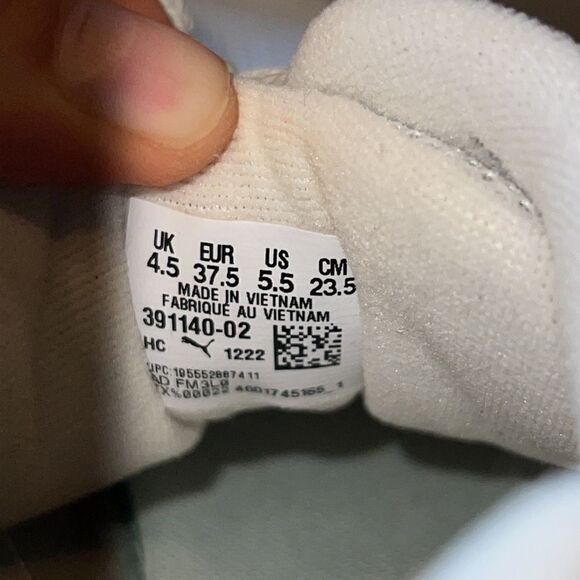 Puma White OG Trinomic Sneakers Trainers US 5.5 - Picture 9 of 9